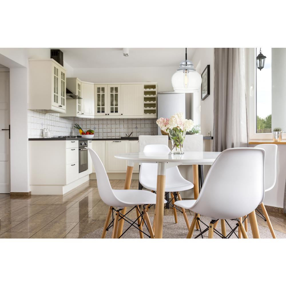 Kenna 1 Light Chrome Pendant With Clear Glass. Picture 6