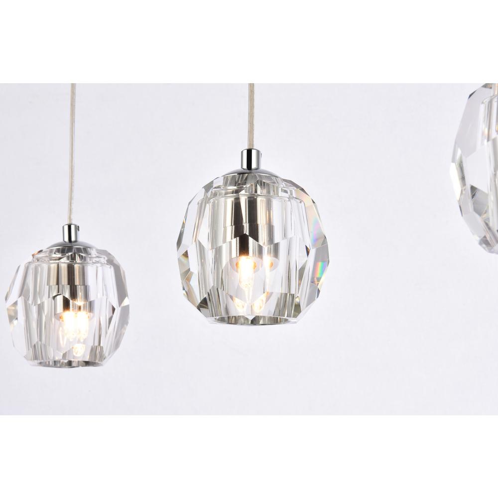 Eren 3 lights Chrome pendant. Picture 3