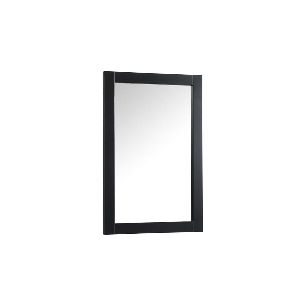 Aqua vanity mirror 24x36 inch in black. Picture 5