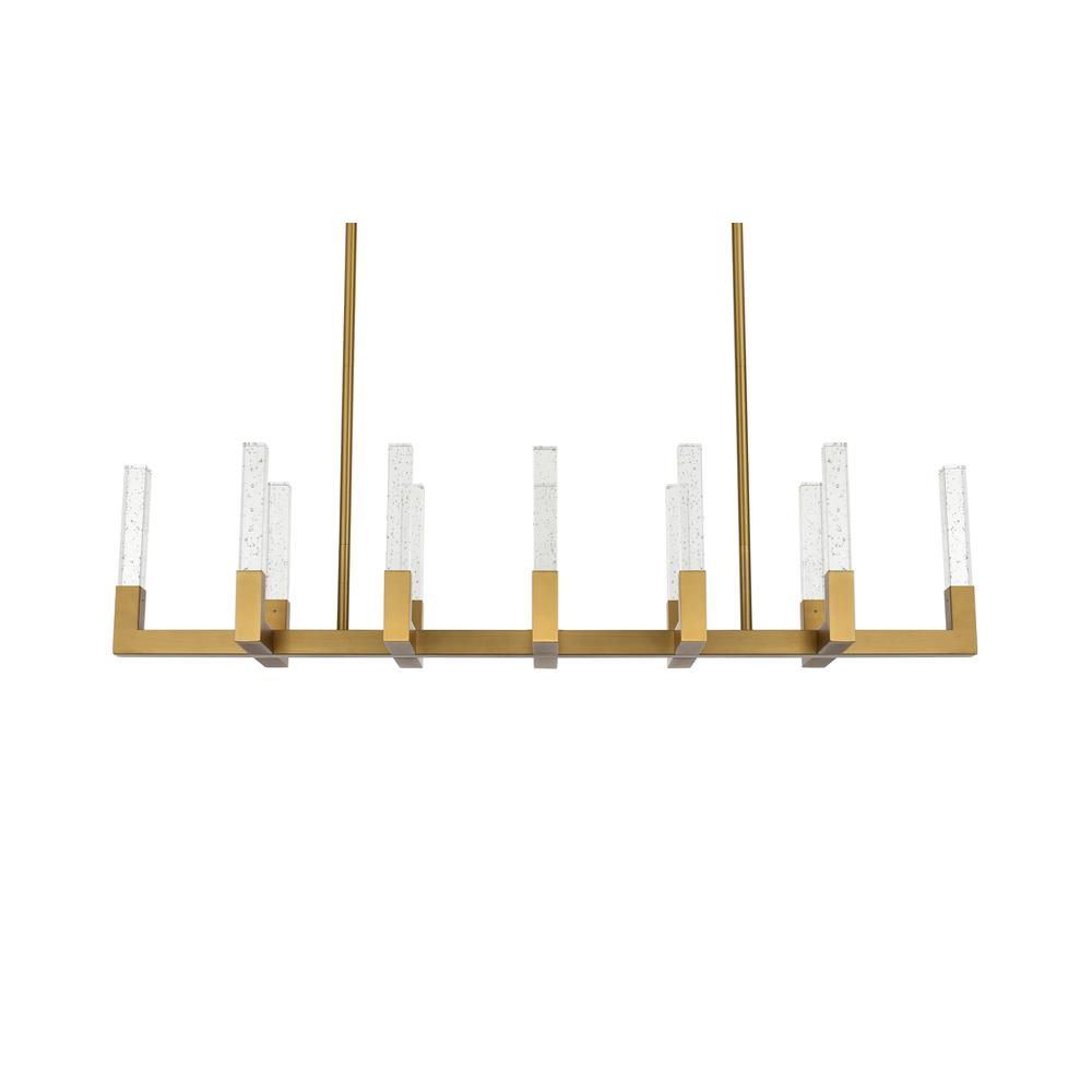 Noemi 54 inch Adjustable LED Pendant in Satin Gold. Picture 2