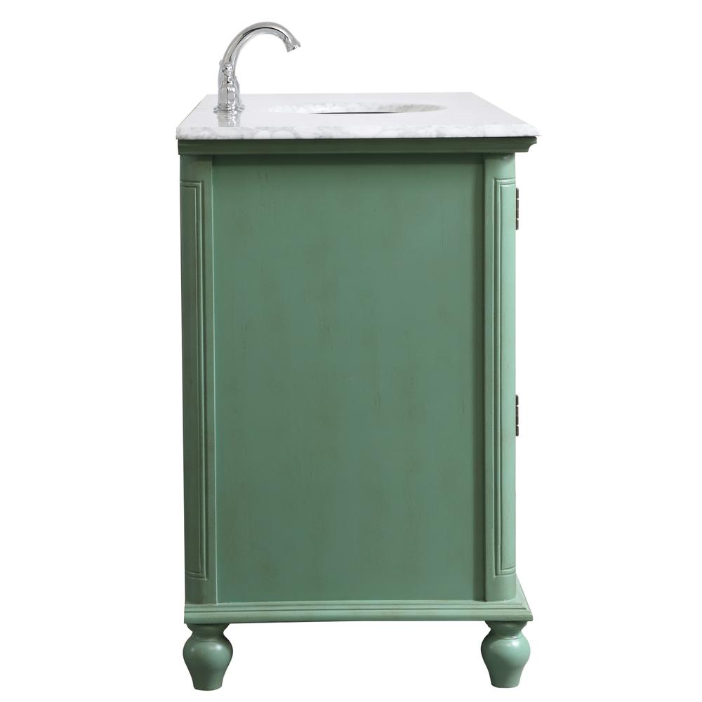 48 inch Single Bathroom Vanity in Vintage Mint. Picture 13