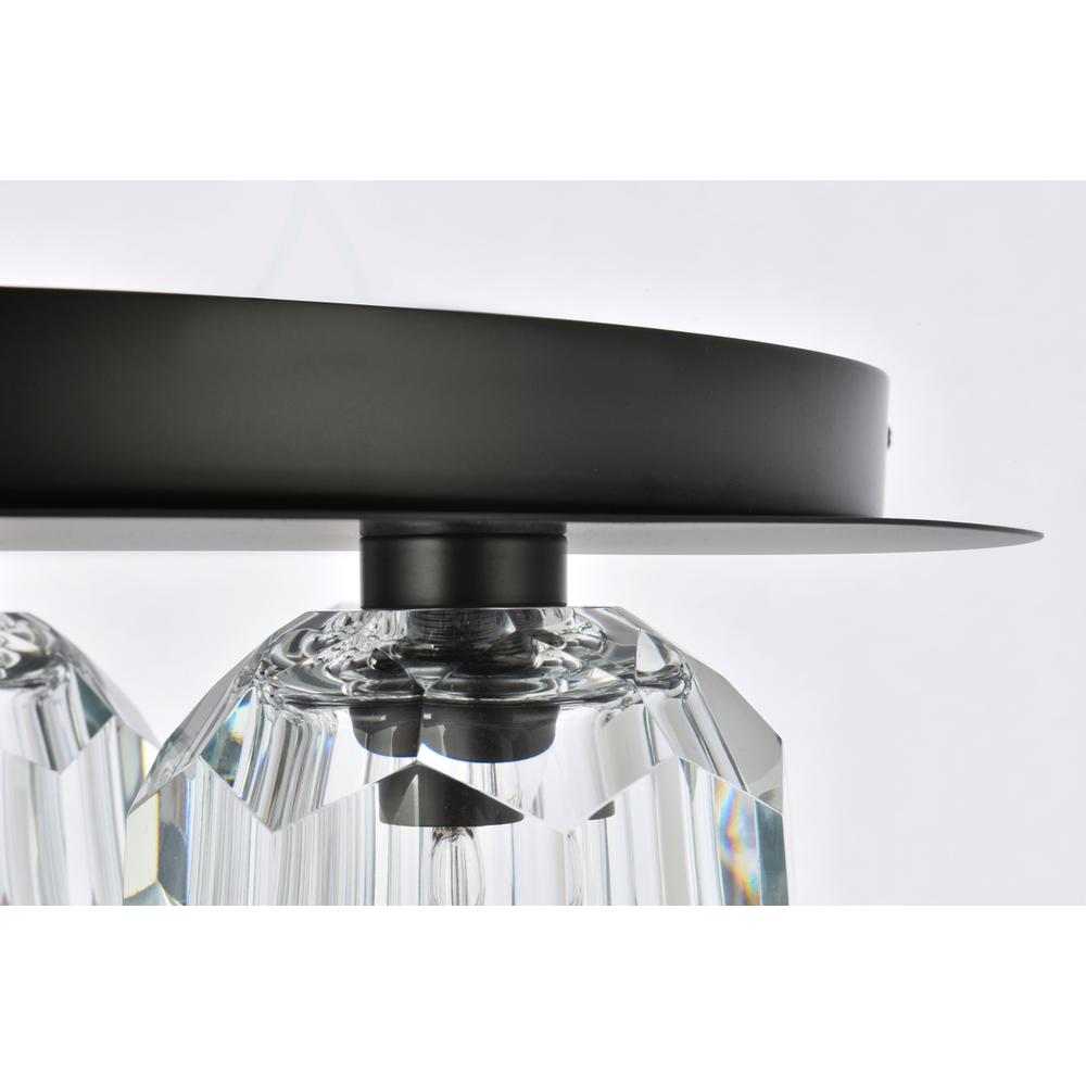 Graham 5 Light Ceiling Lamp in Black. Picture 5