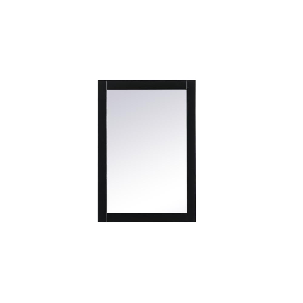 Cole vanity mirror 22 x 32 inch in black. Picture 1