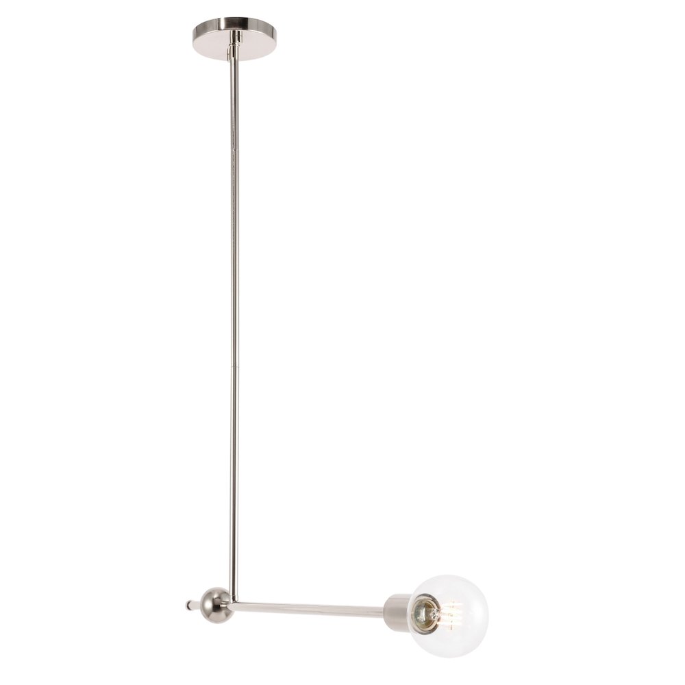Brees 1 Light Chrome  Pendant. Picture 7