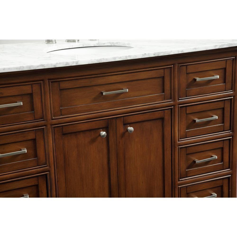 48 In. Single Bathroom Vanity Set In Teak. Picture 4