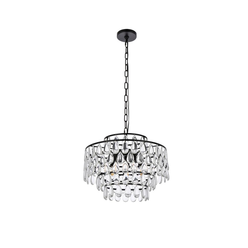 Mila 18 inch pendant in black. Picture 6