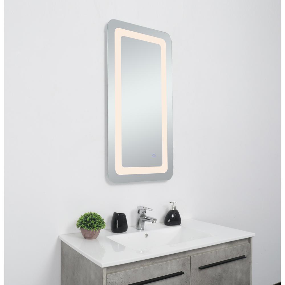 Genesis 18in x 36in soft edge LED mirror. Picture 3