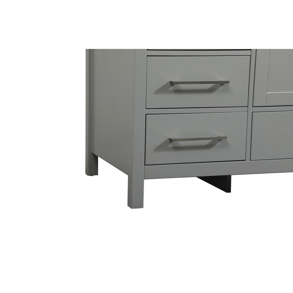 60 inch Single bathroom vanity in grey. Picture 13