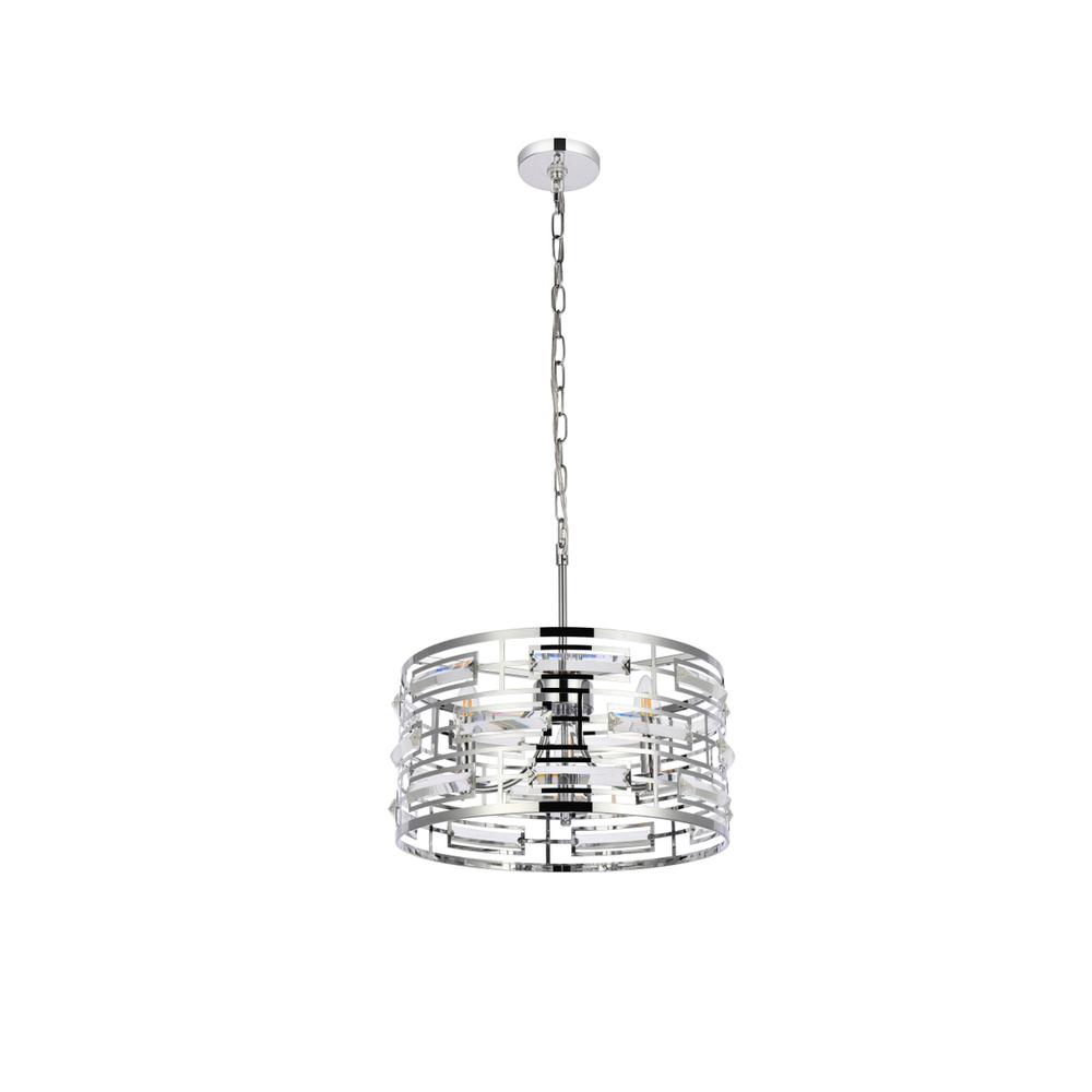 Kennedy 16.5 inch pendant in chrome. Picture 6