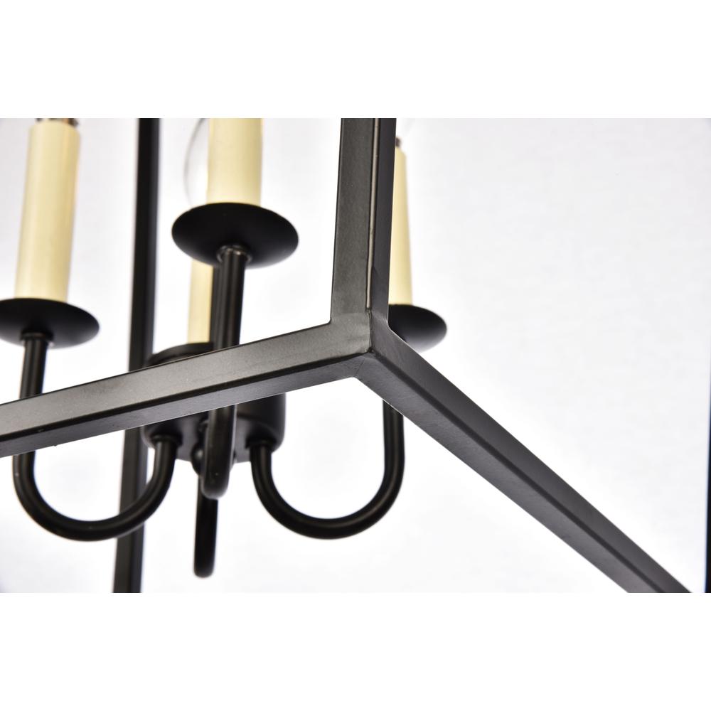 Maddox Collection Pendant D17 H24.25 Lt:4 Black Finish. Picture 5