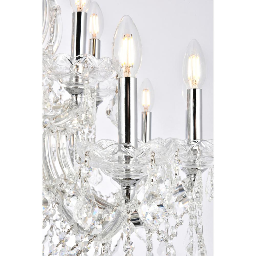 Maria Theresa 19 light Chrome Chandelier Clear Royal Cut Crystal. Picture 4