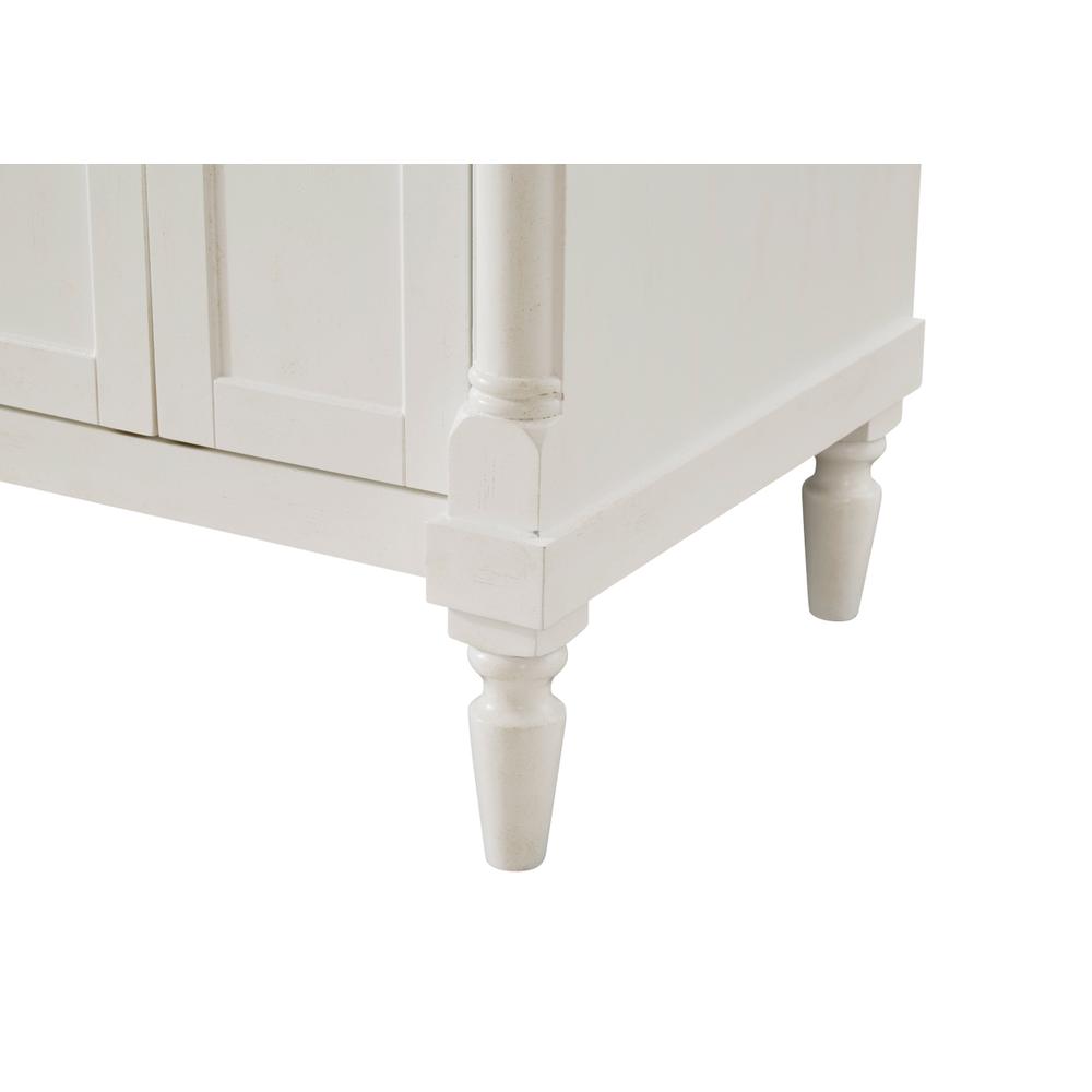 24 inch Single Bathroom vanity in Antique White. Picture 6