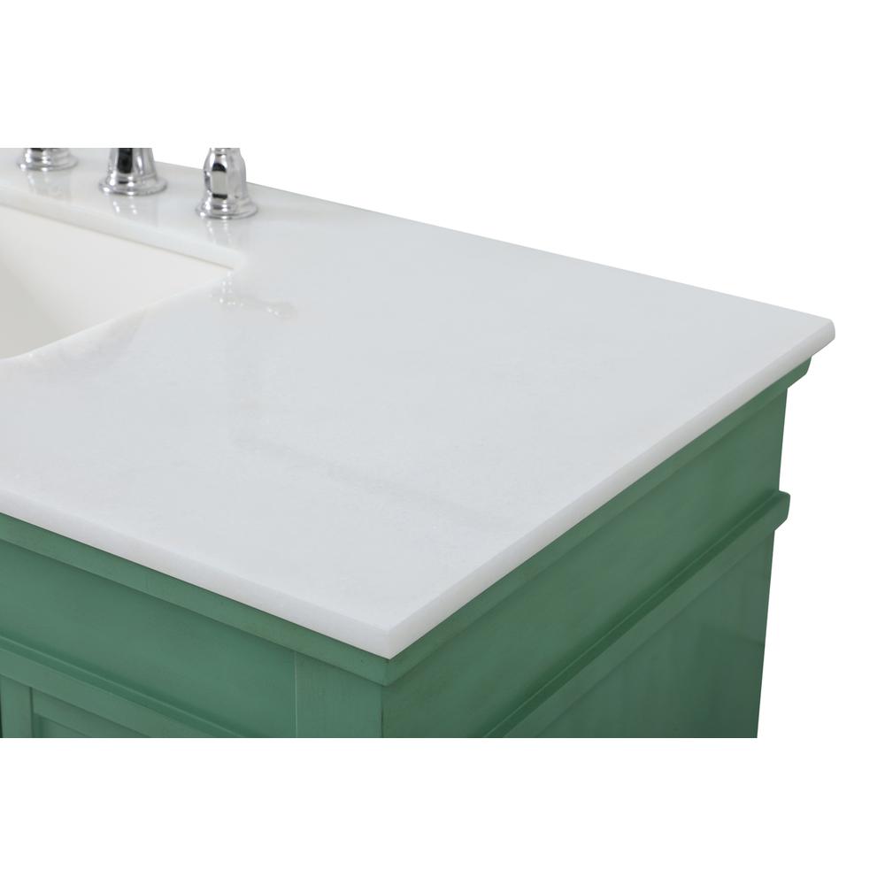 48 inch Single Bathroom vanity in vintage mint. Picture 11