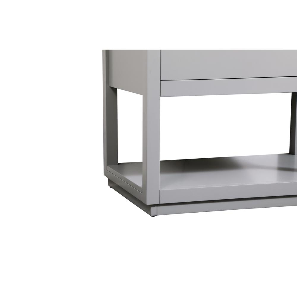 30 inch Single bathroom vanity in grey. Picture 13