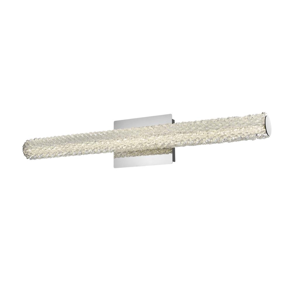 Bowen 30 inch Adjustable LED Wall Sconce in Chrome. Picture 3