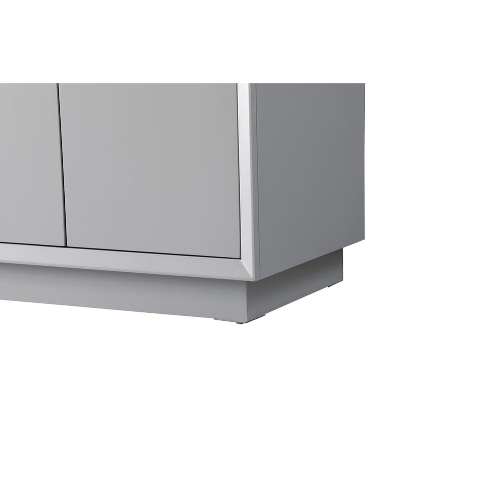 36 Inch SIngle Bathroom Vanity In Grey. Picture 13
