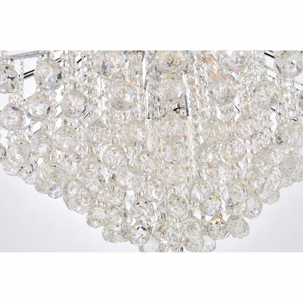 Toureg 16 light Chrome Chandelier Clear Royal Cut Crystal. Picture 4