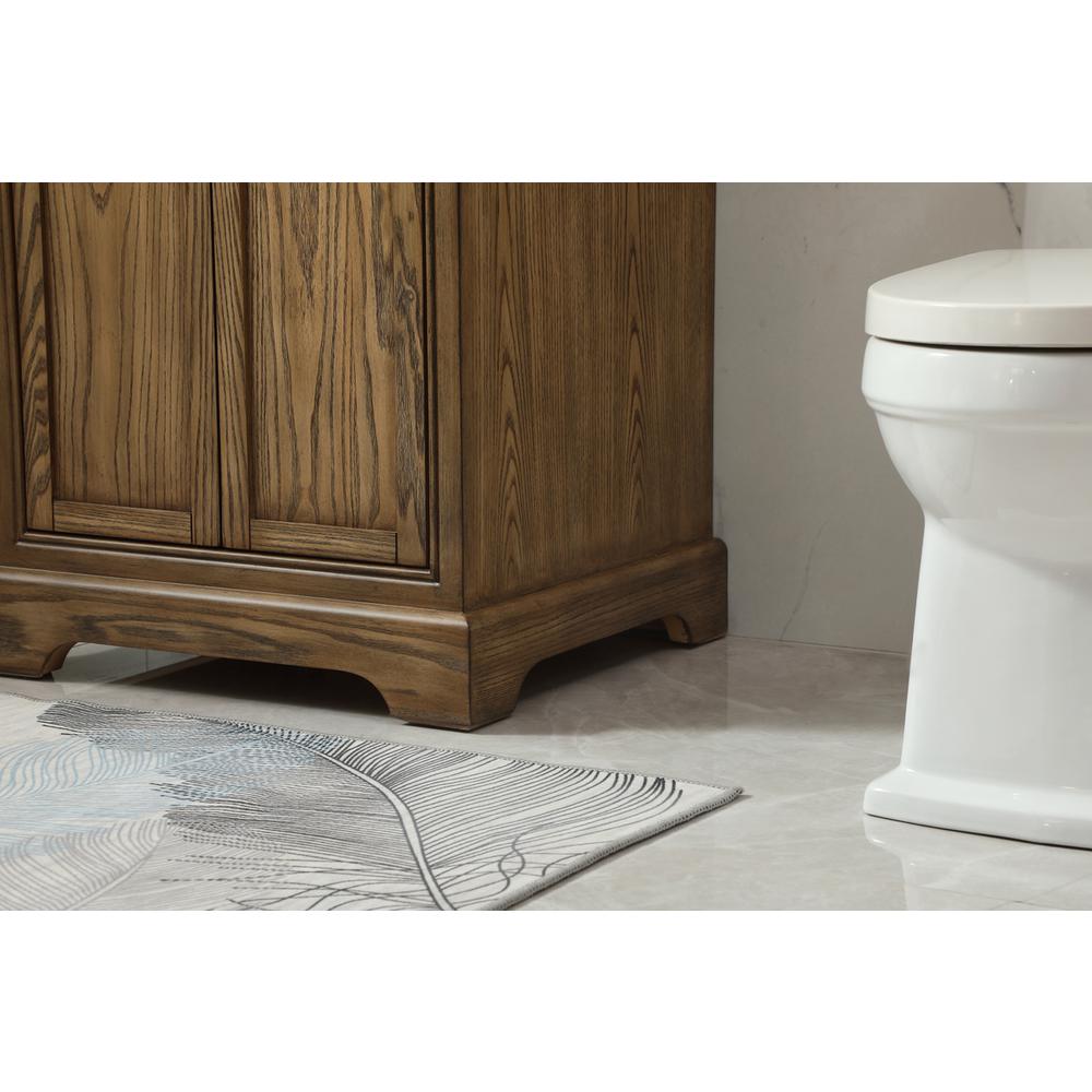 24 inch Single bathroom vanity in driftwood. Picture 6