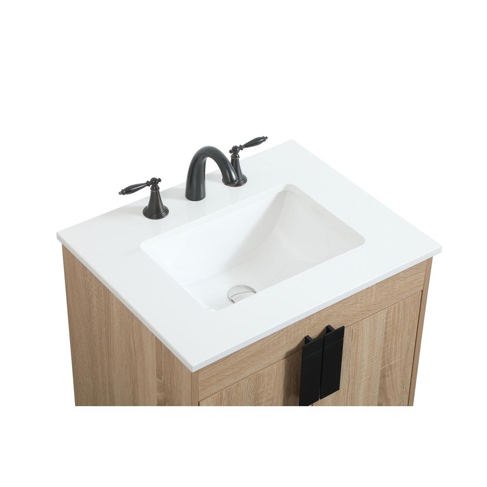 24 inch Single bathroom vanity in mango wood. Picture 10