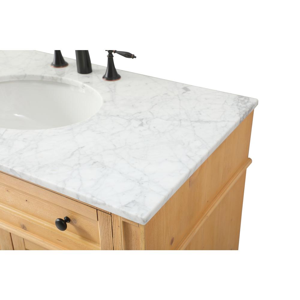 40 inch Single bathroom vanity in natural wood. Picture 11