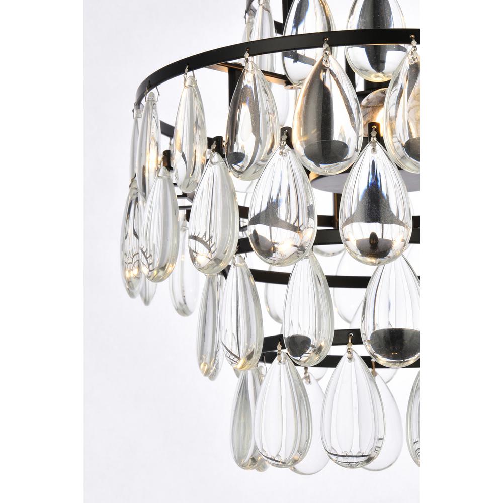 Mila 12 inch pendant in black. Picture 4