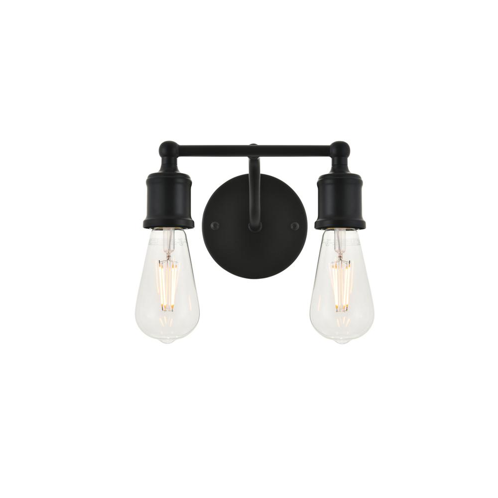 Serif 2 light black Wall Sconce. Picture 1