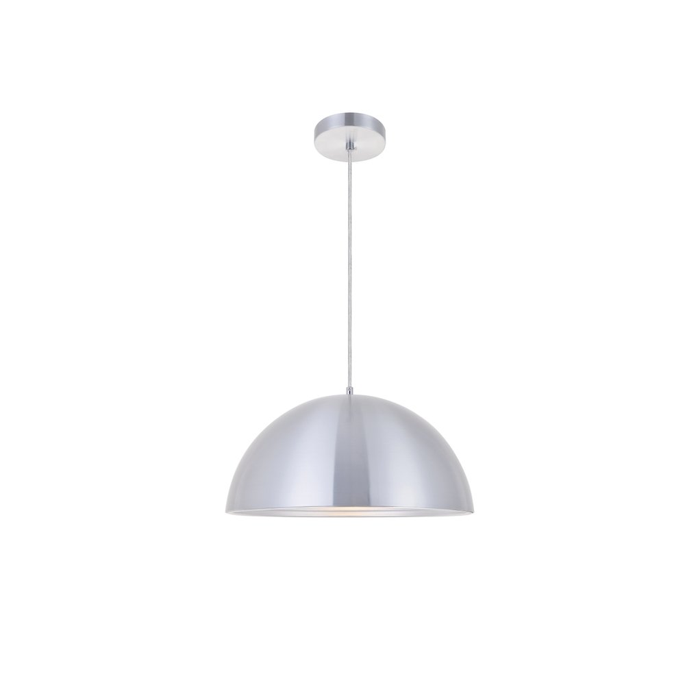 Circa 1 Light Burnished Nickel Pendant. Picture 1