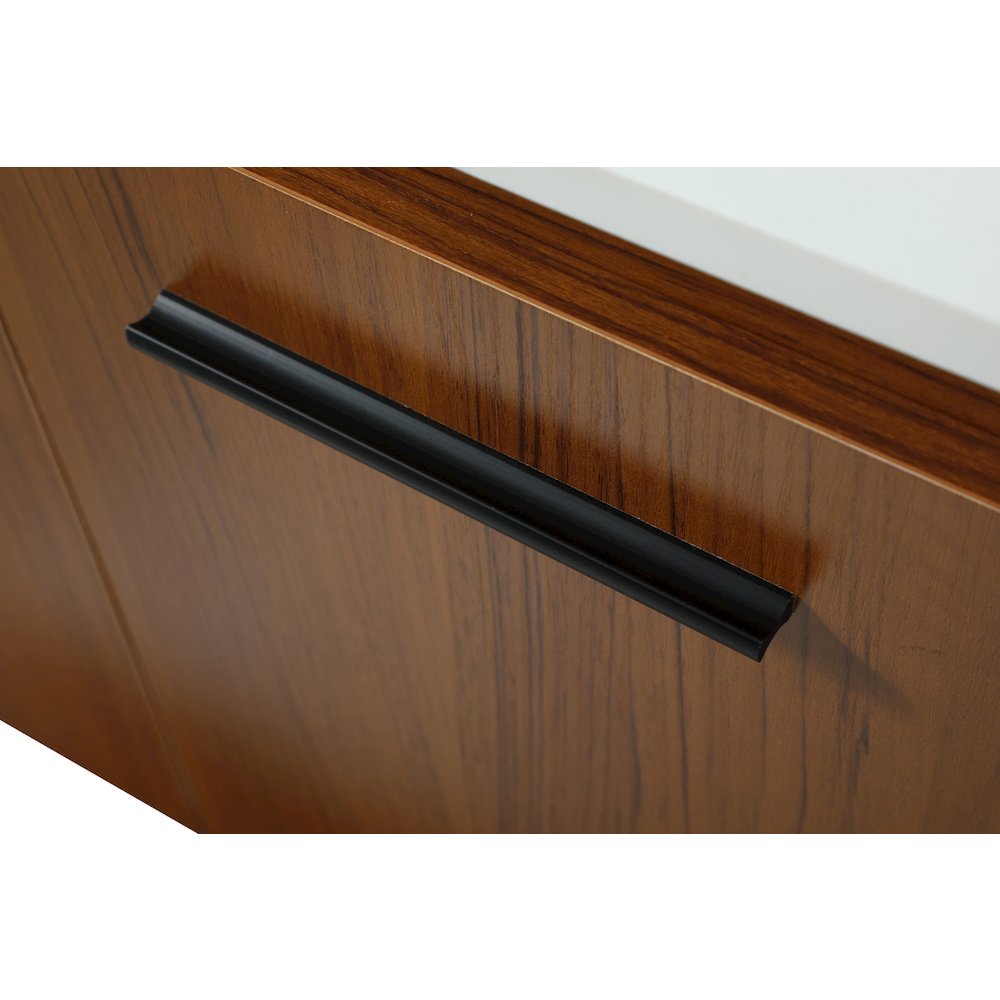 40 Inch Single Bathroom Vanity In Teak. Picture 13