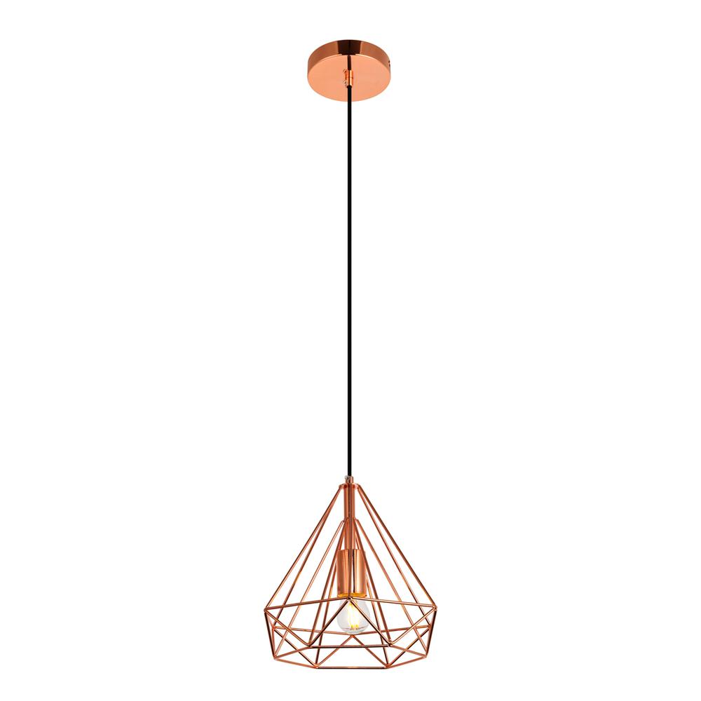 Jago Collection Pendant D9.8 H9.8 Lt:1 Copper Finish. Picture 2
