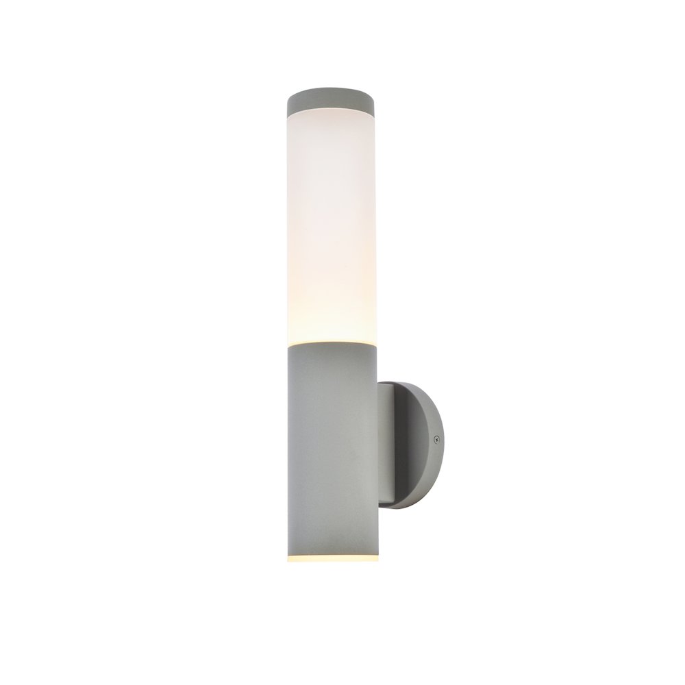 Raine Integrated Led Wall Sconce  In Silver. Picture 2