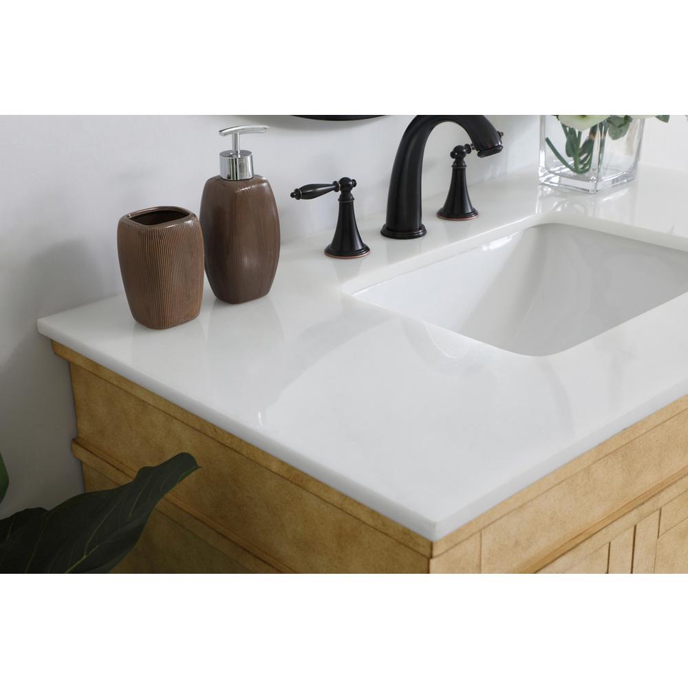 36 inch Single Bathroom vanity in Antique Beige. Picture 4