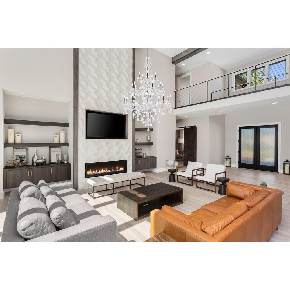 Verona 25 light Chrome Chandelier Clear Royal Cut Crystal. Picture 8