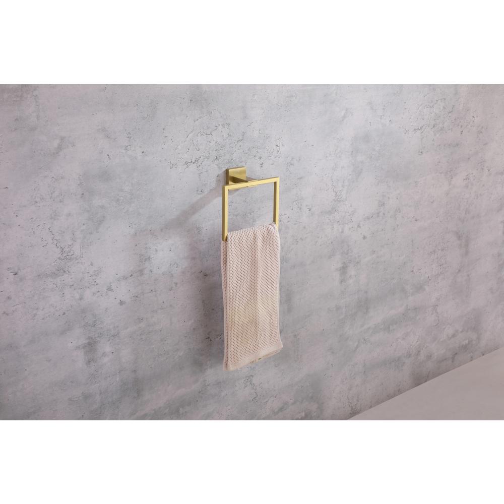 Isla 3-Piece Bathroom Hardware Set in Brushed Gold. Picture 5