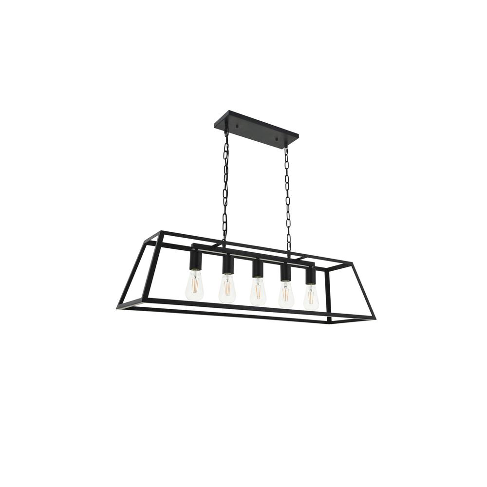 Resolute 5 light black Pendant. Picture 6