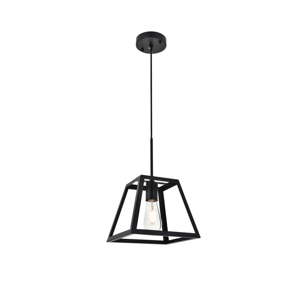 Resolute 1 light black Pendant. Picture 6