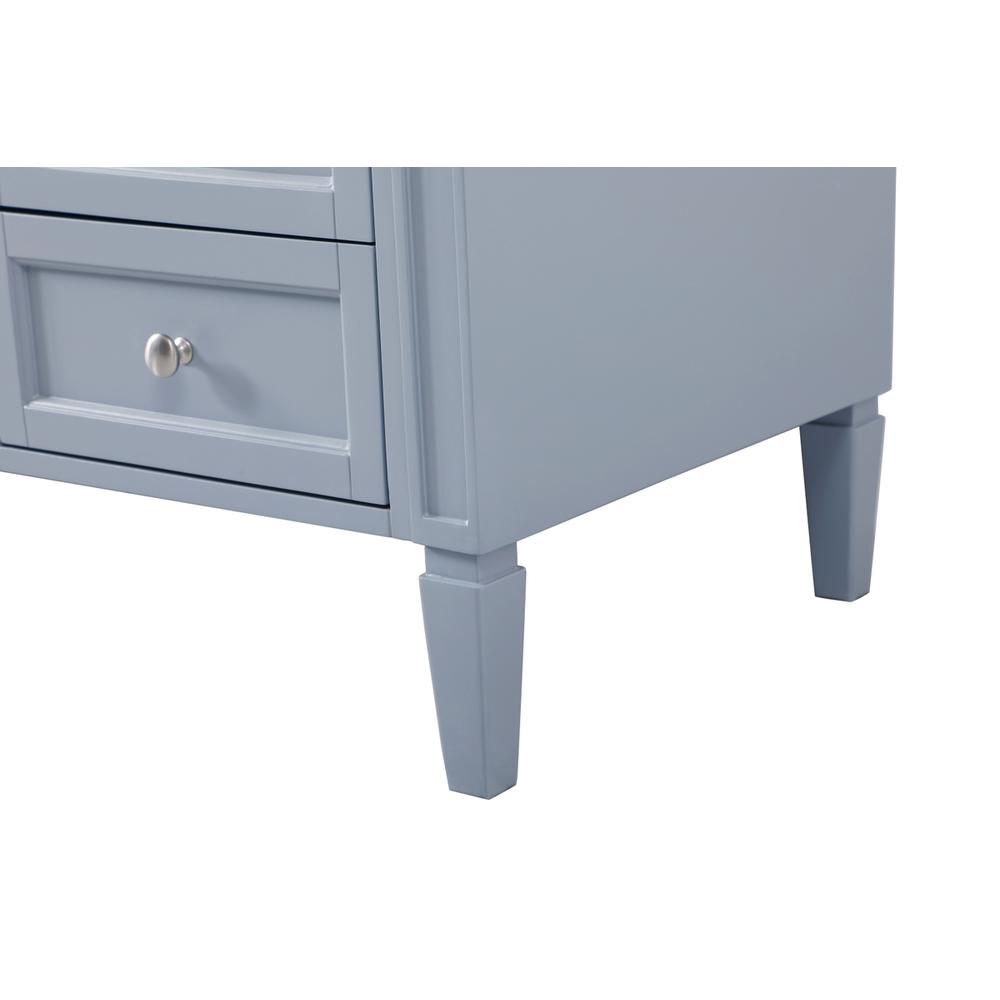 60 inch Single bathroom vanity in grey. Picture 13