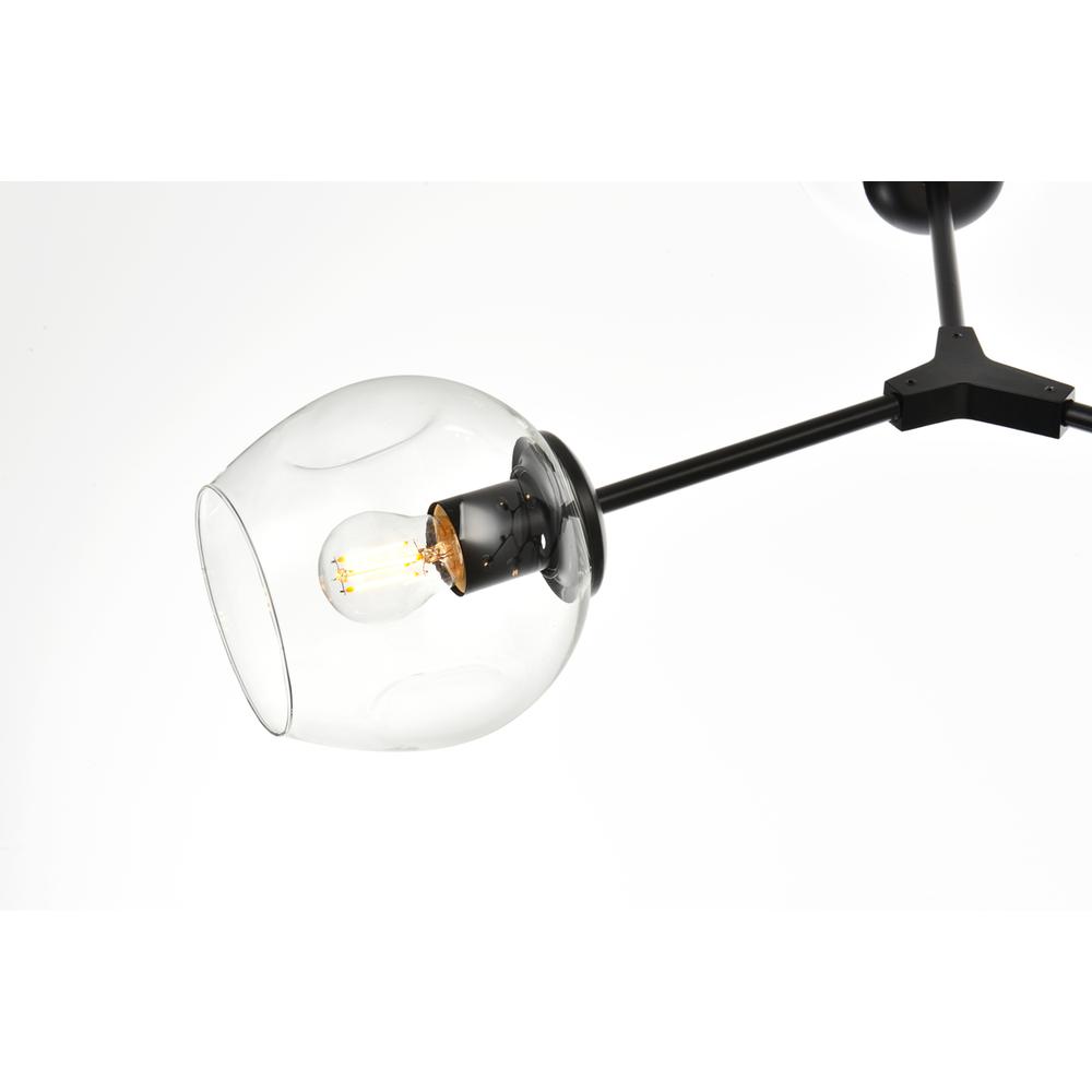 Cavoli 60 inch Chandelier in Black. Picture 3