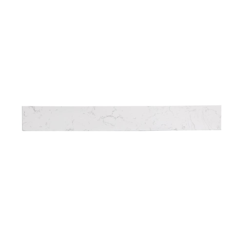 32 inch Backsplash in calacatta white. Picture 1