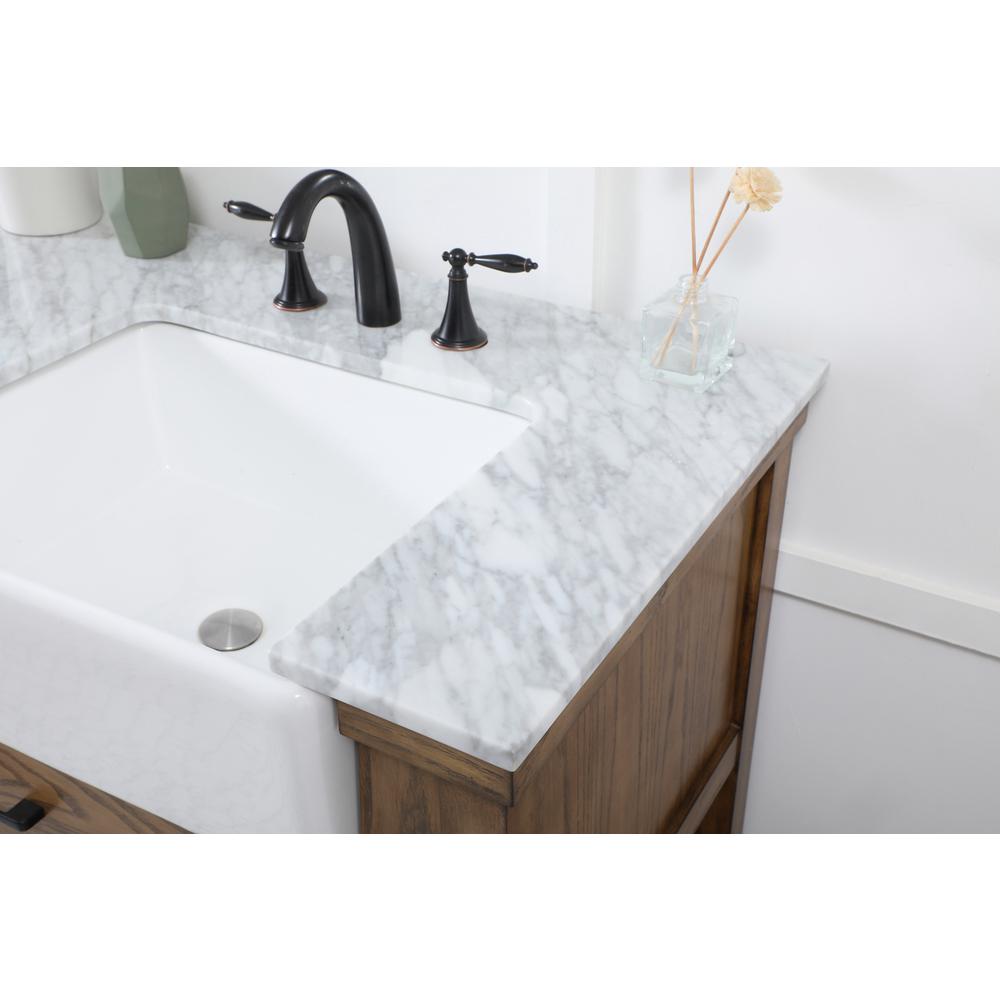 72 inch double bathroom vanity in driftwood. Picture 5