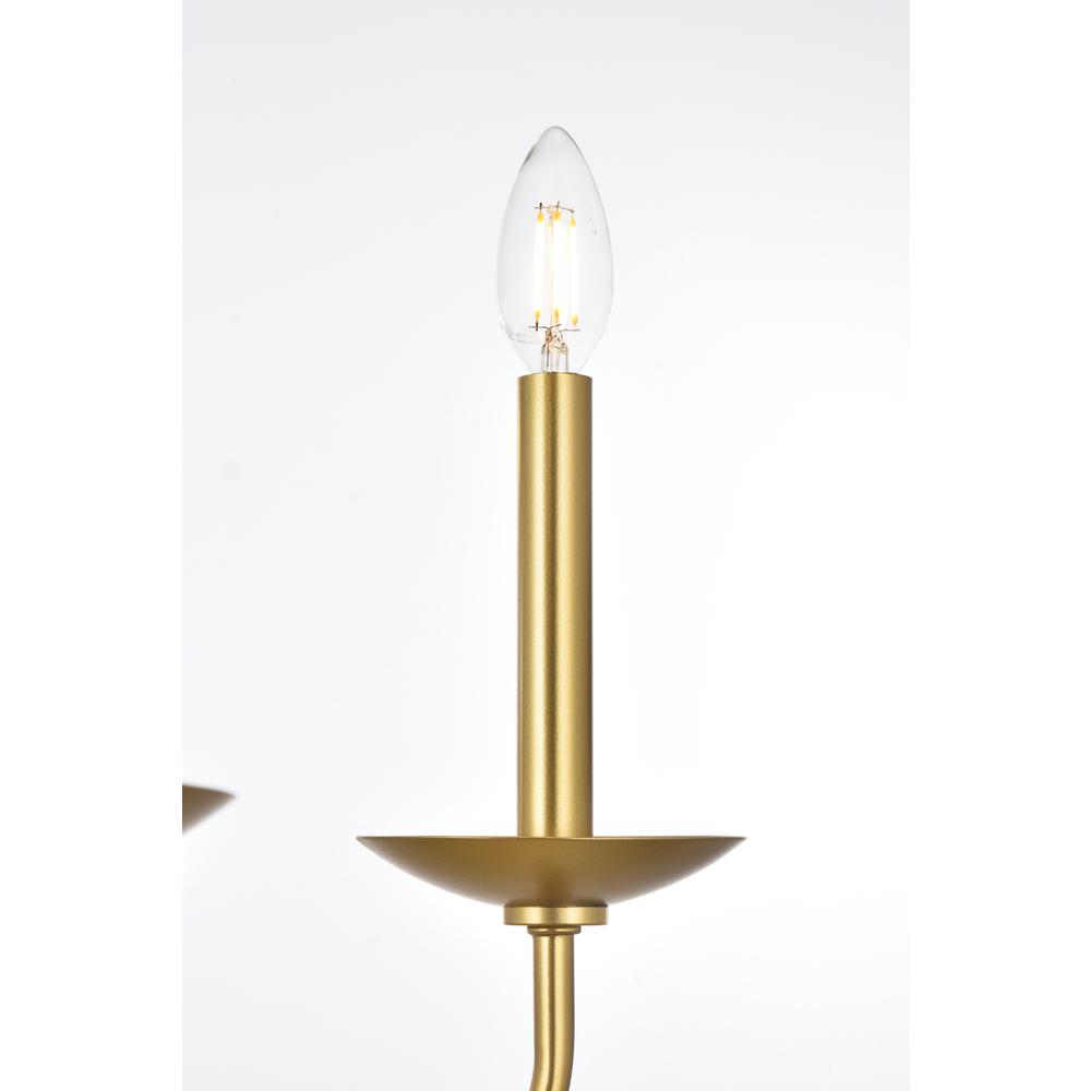 Cohen 36 inch pendant in brass. Picture 5