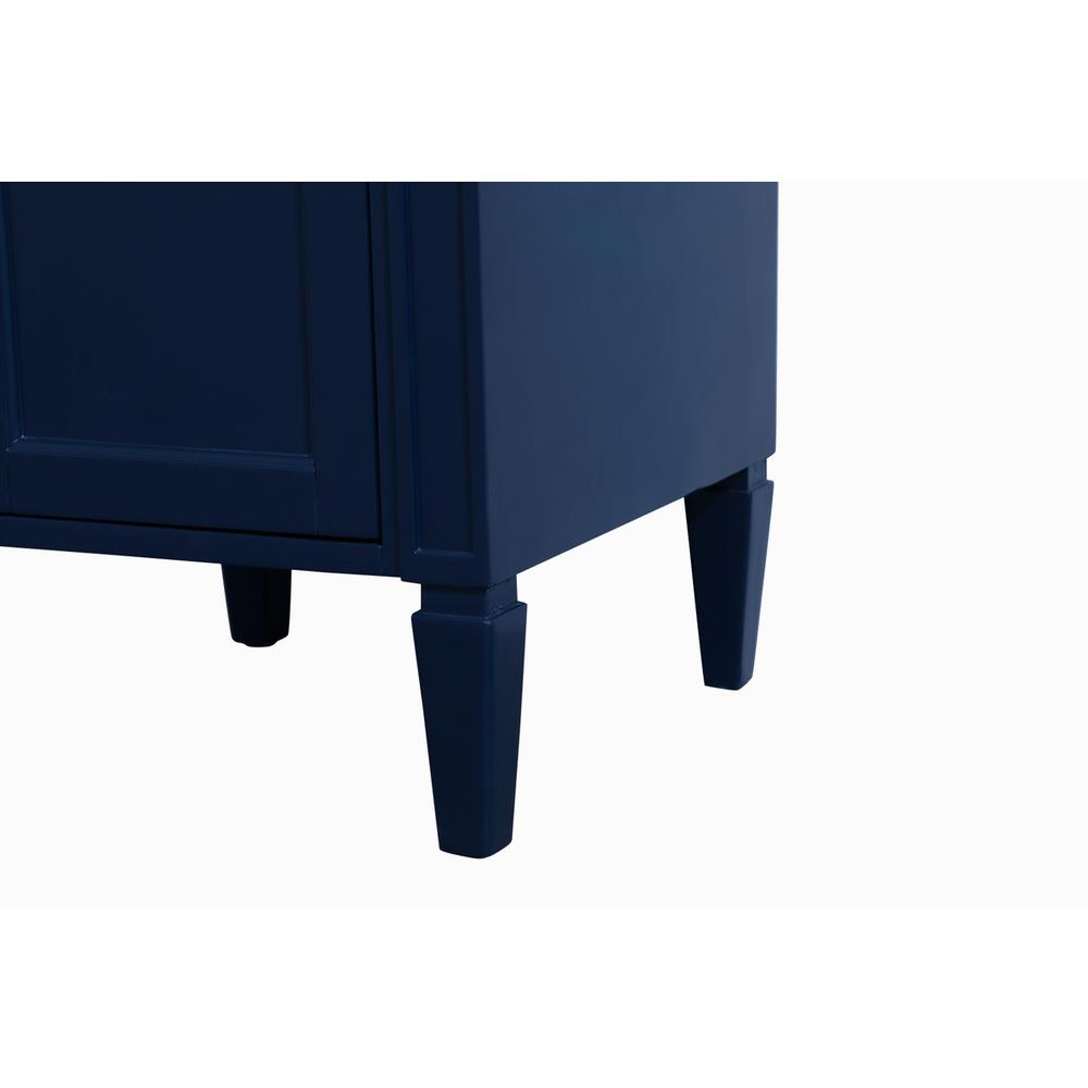 18 inch Single bathroom vanity in blue. Picture 11