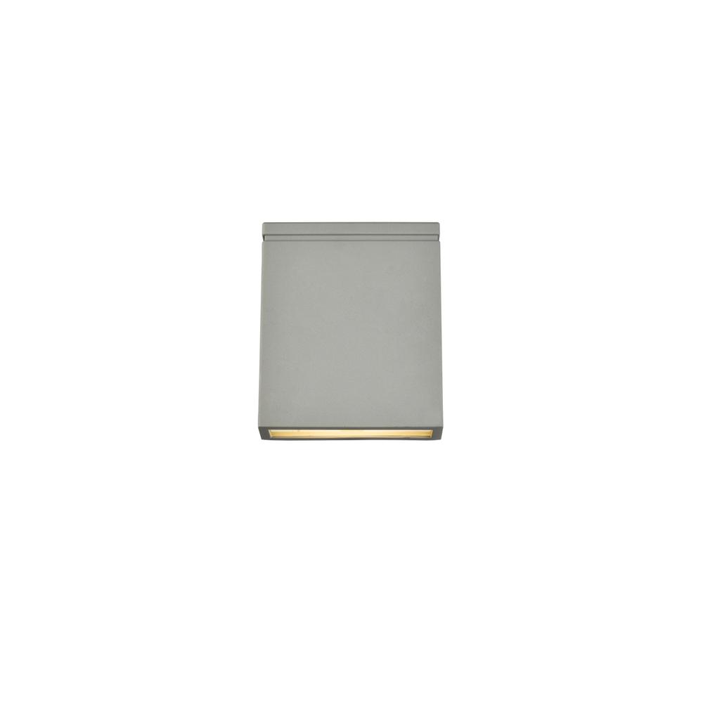 Raine Integrated LED wall sconce  in silver. Picture 1