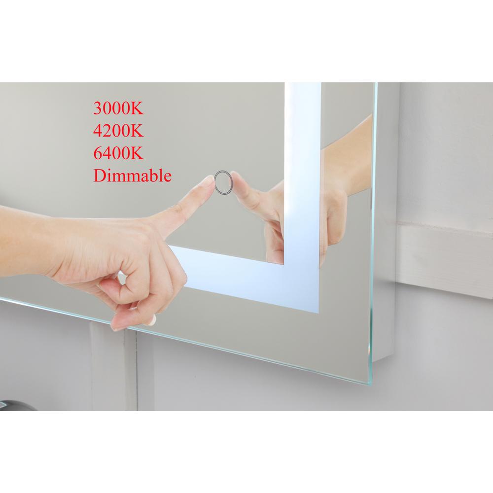 Helios 18in x 30in Hardwired LED mirror. Picture 12