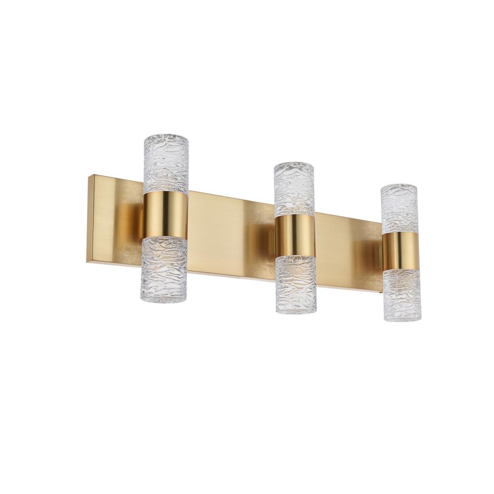 Vega 6 light Gold LED Wall Sconce. Picture 6