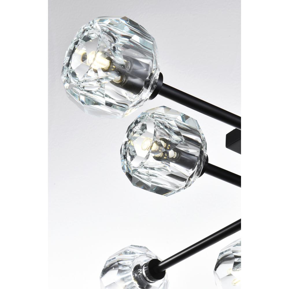 Eren 31 inch Flush Mount in Black. Picture 4