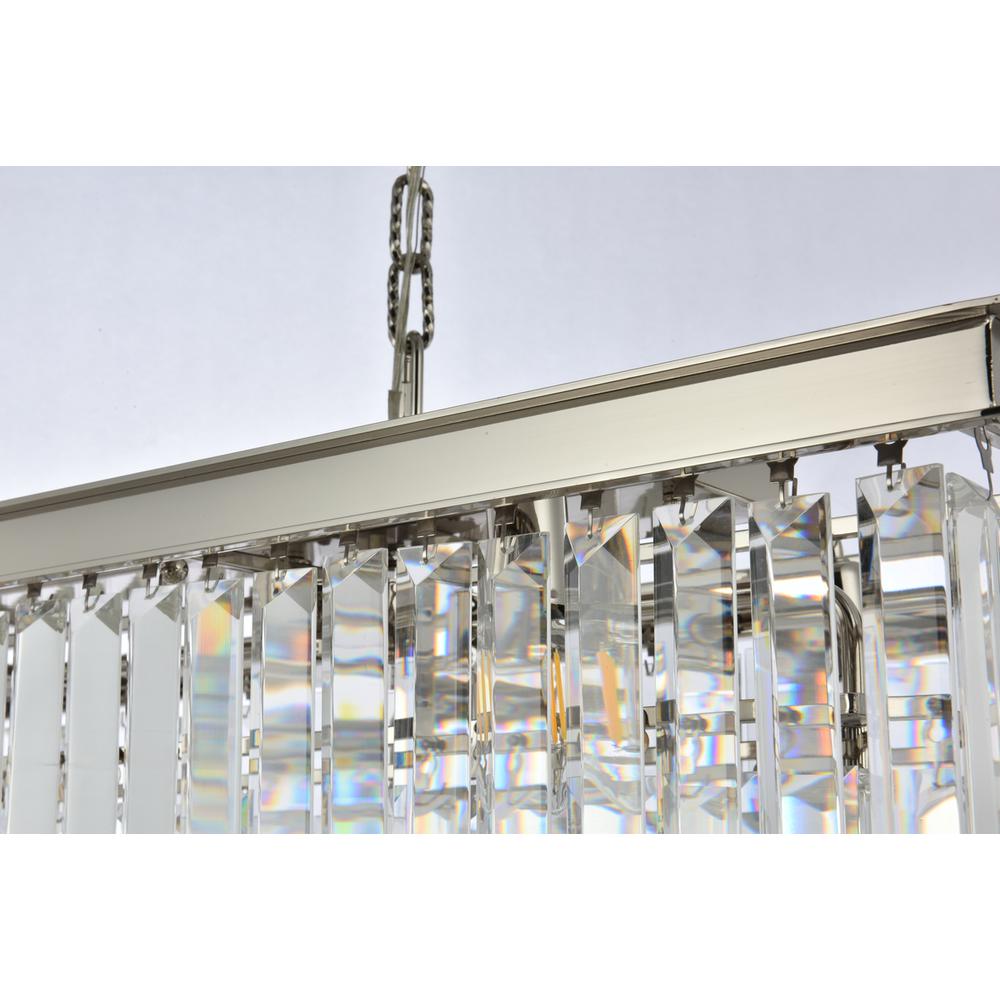 Sydney 12 light polished nickel Chandelier Clear Royal Cut Crystal. Picture 5