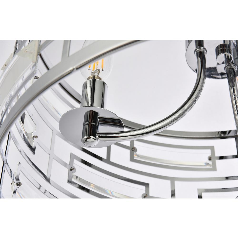 Kennedy 16.5 inch pendant in chrome. Picture 4