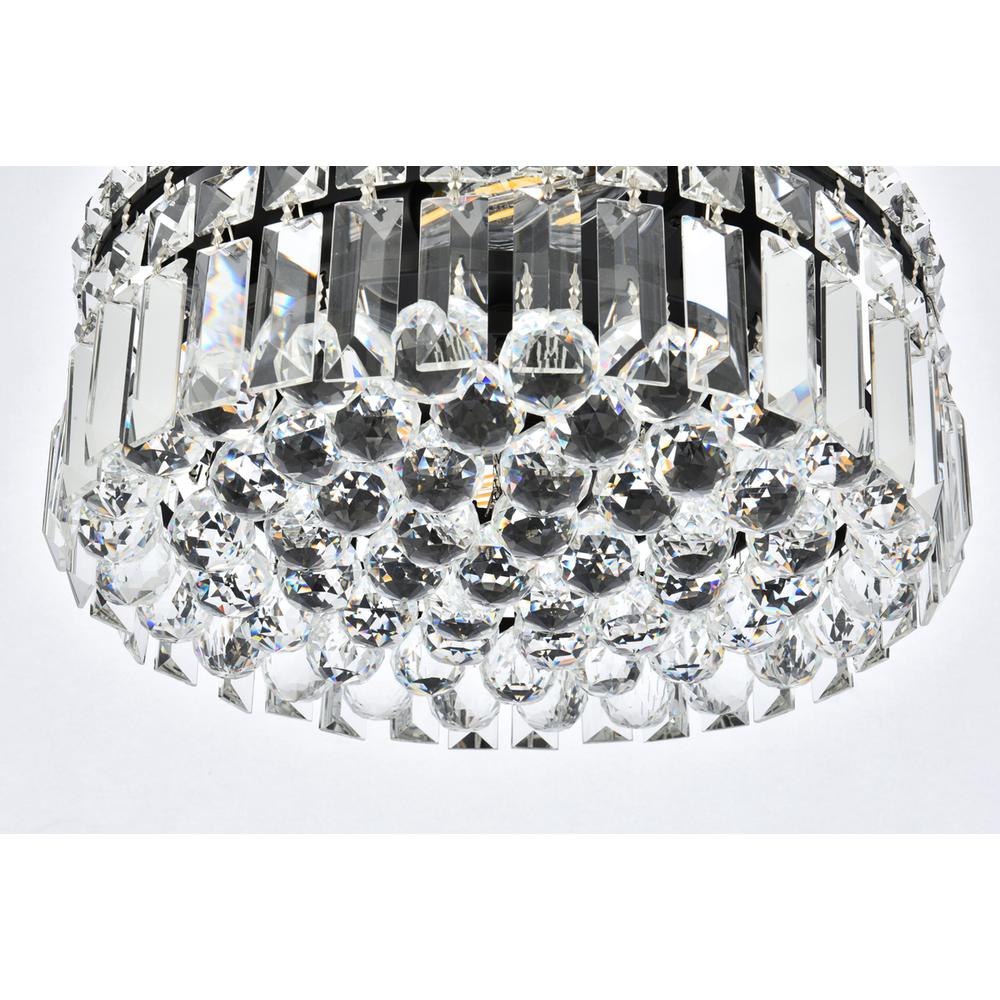 Maxime 12 inch black flush mount. Picture 3