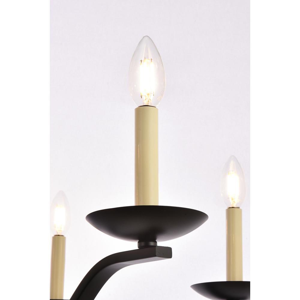 Trey 36 inch pendant in black. Picture 4
