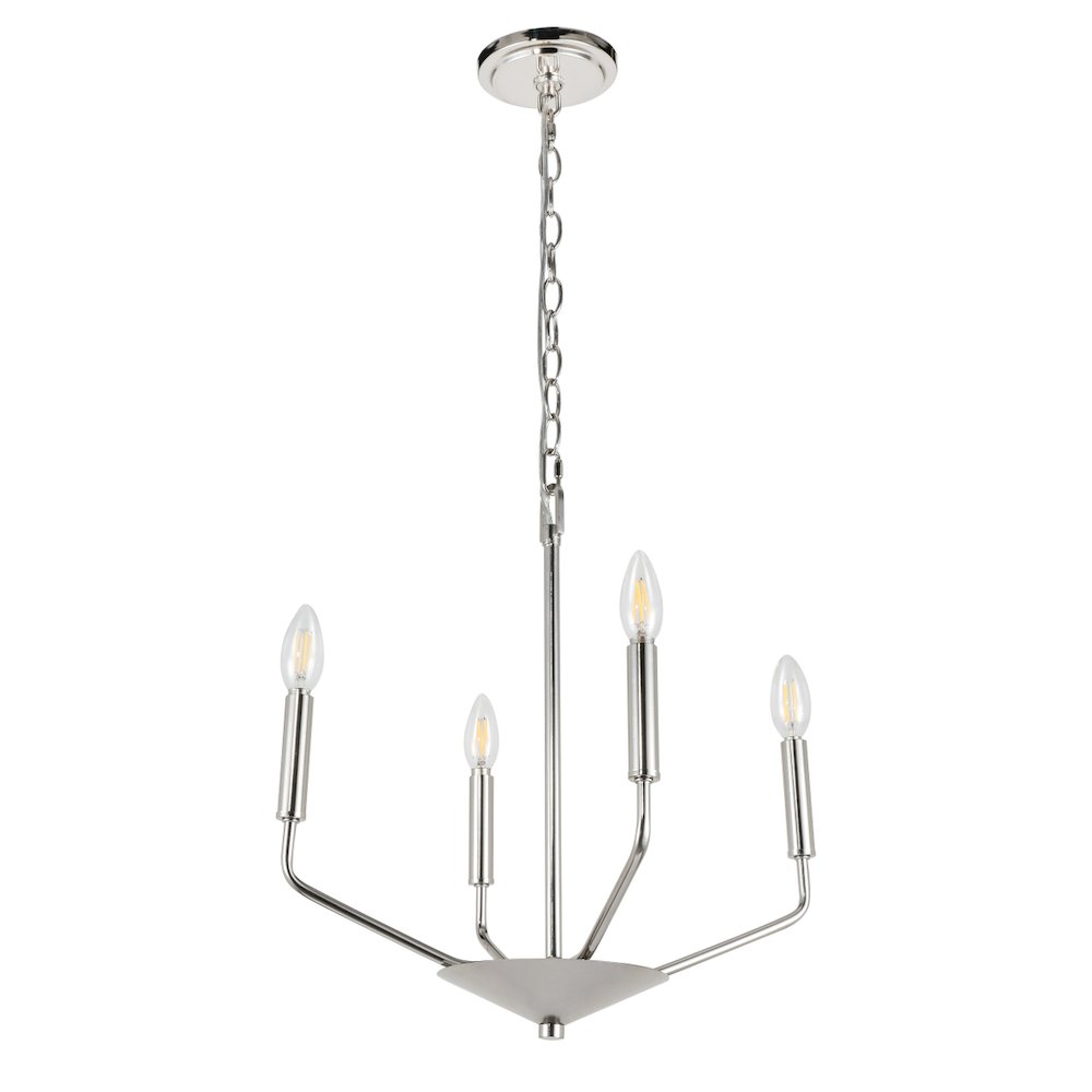 Enzo 4 Light Chrome Pendant. Picture 5